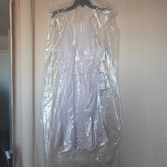 Nightway Shimmer Halter Dress - Picture 4 of 5